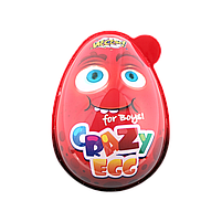 Яйце пластикове з цукерками та сюрпризом для хлопчика Crazy egg, фото 3
