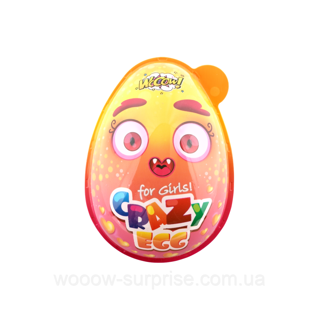 Яйце з сюрпризом і цукерками для дівчинки Crazy egg