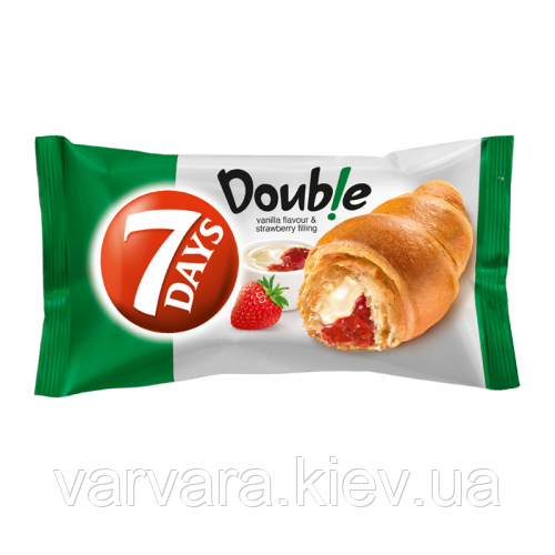 Круассан 7 Days Клубника + Ваниль 60г, цена 12.90 грн — Prom.ua (ID ...