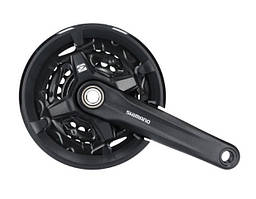 Шатуни Shimano FC-MT210-3, 22-32-44T, 175 мм, інтегрована вісь