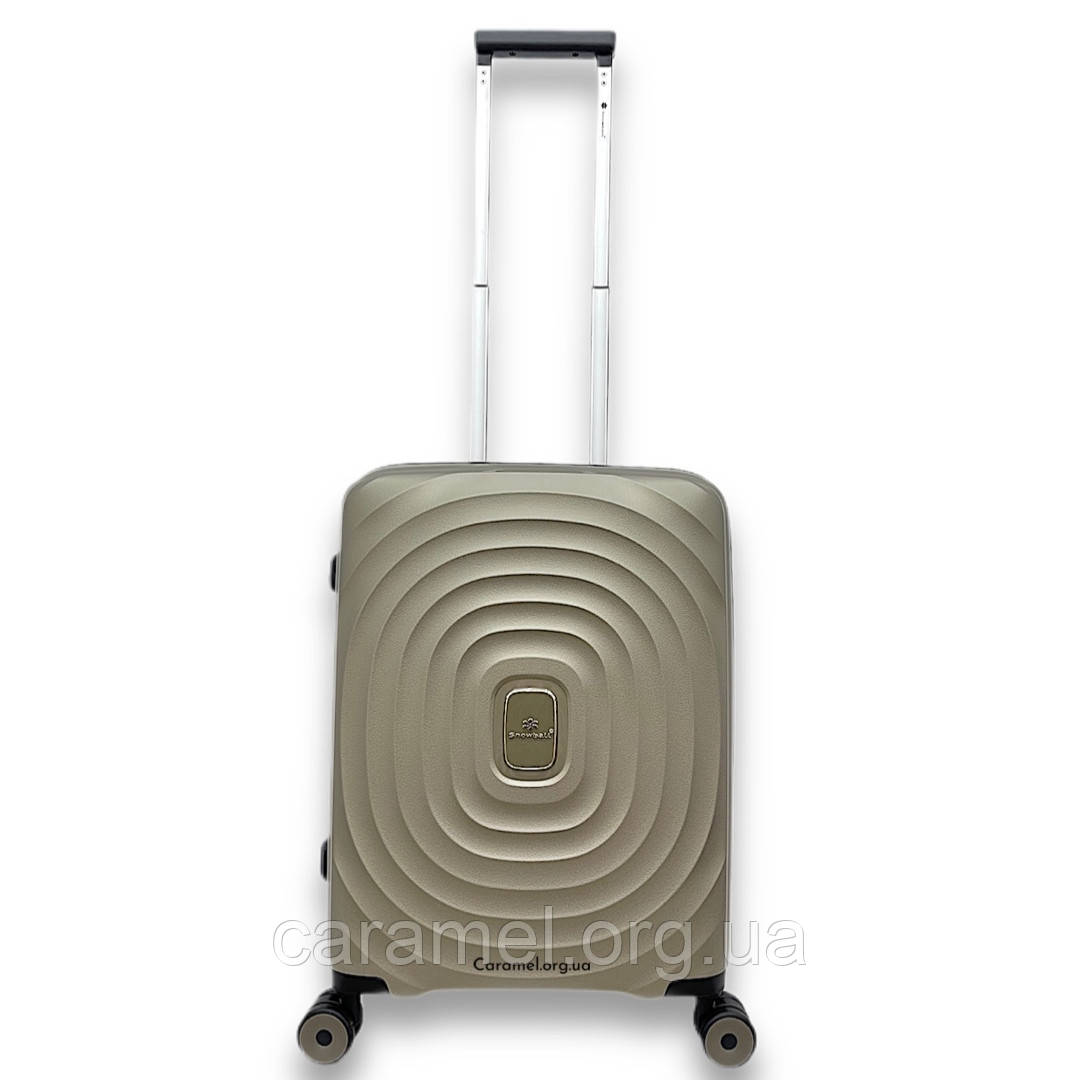 Валіза поліпропілен Франція мала S шампань 55*39*20 см 35 л 1.9 кг Snowball 05203