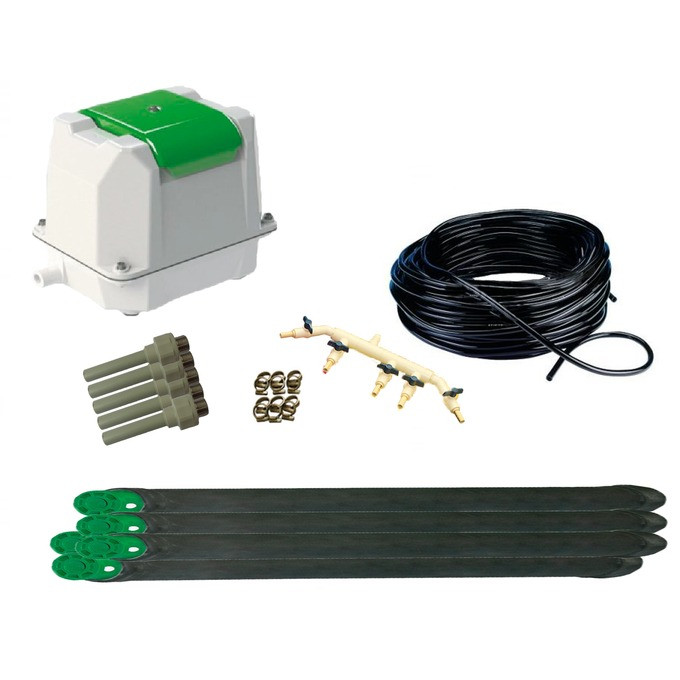 Комплект для аерації води в ставку 600 м2, аератор для ставка, водойми, септика, зимова аерація - SECOH