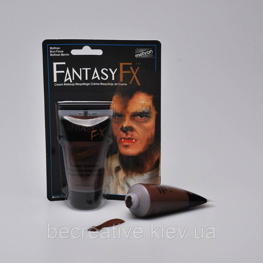 Темно-коричневий кремовий аквагрим Mehron Fantasy FXTM, 30 мл