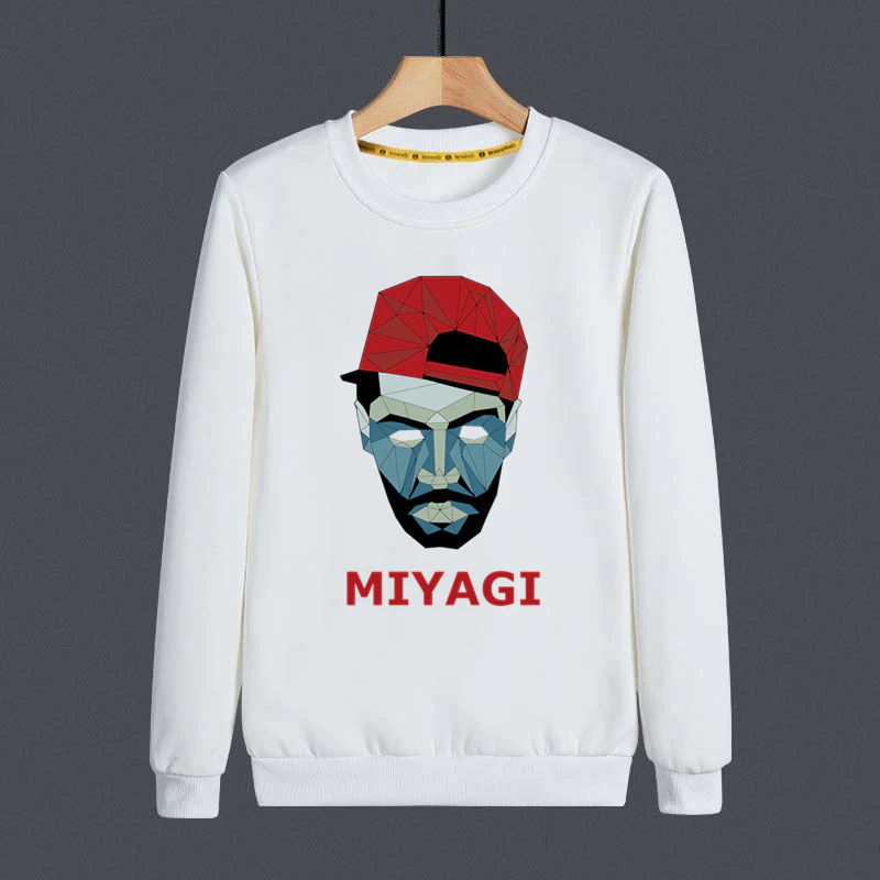 Світшот білий LOYS Miyagi print