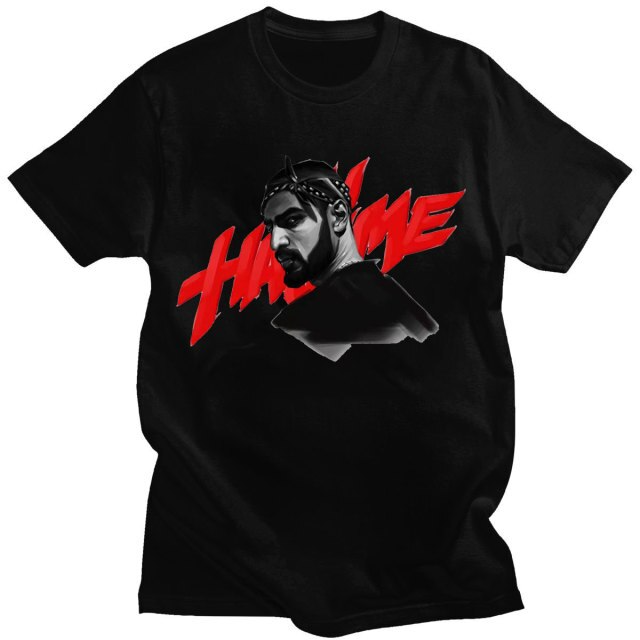 Футболка чорна LOYS Miyagi Hajime red