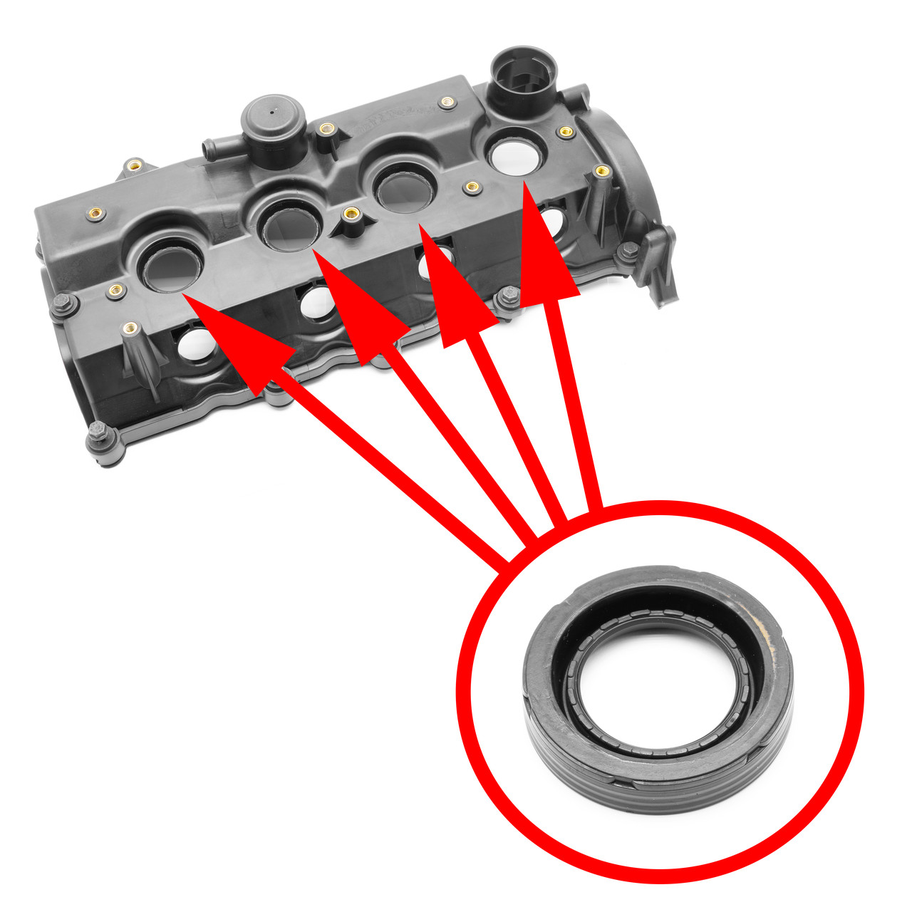 Сальник 98014752 (5821521) клапанної кришки Opel 1.7D 5607251, 98001142