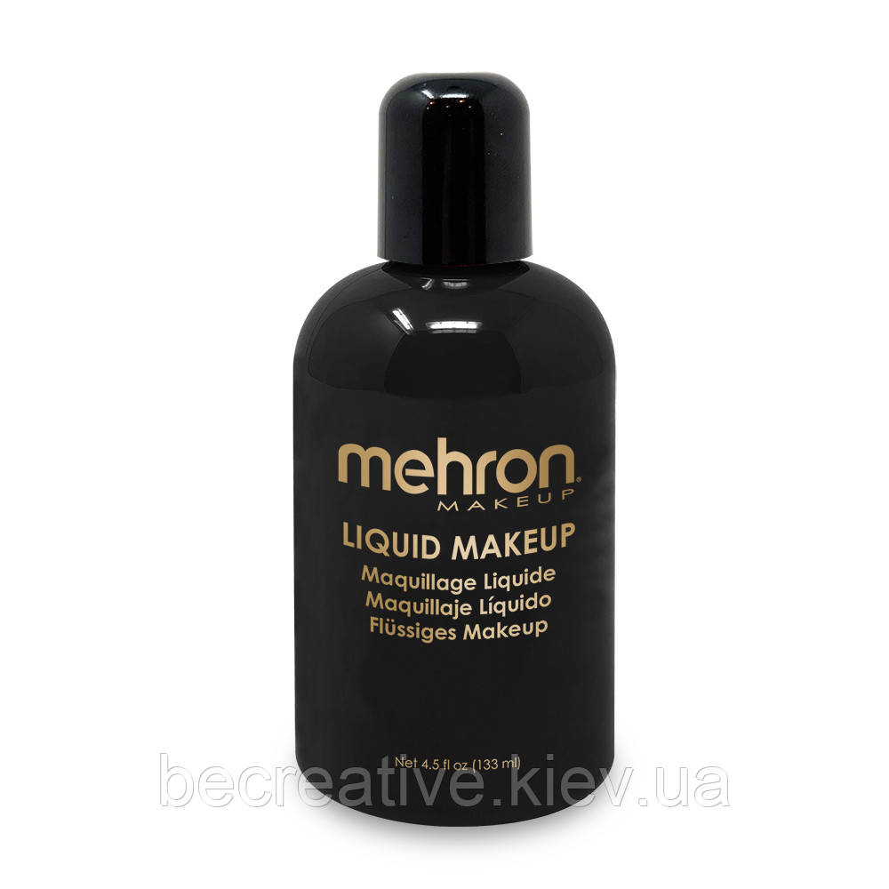 Чорний рідкий аквагрим Mehron Liquid Makeup, 130 мл