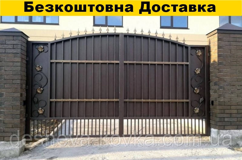 Ковані ворота металеві