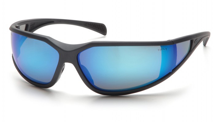 Окуляри захисні відкриті Pyramex EXETER (ice blue mirror) сині дзеркальні