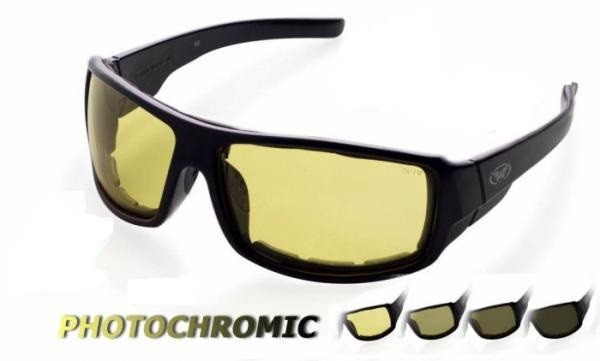 Окуляри захисні фотохромні Global Vision ITALIANO Plus Photocromic (yellow) жовті фотохромні