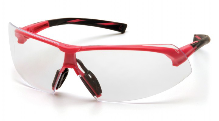 Окуляри захисні Pyramex ONIX Pink (clear) прозорі у рожевій оправі
