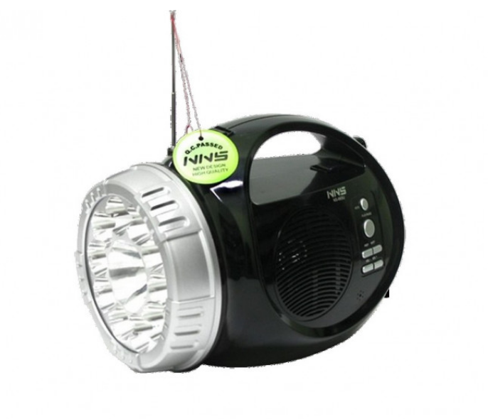 Радіоприймач NS-065U-1 | Портативна колонка Радіо з флешкою | Лампа-ліхтар з радіо