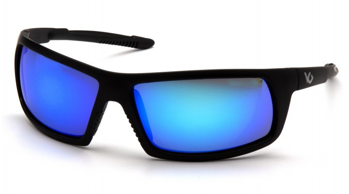 Окуляри захисні відкриті Venture Gear Tactical STONEWALL (ice blue mirror) сині дзеркальні