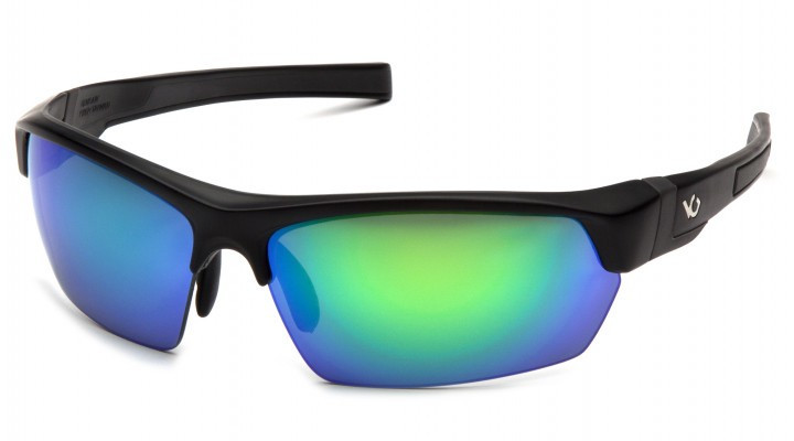 Поляризаційні окуляри захисні 2в1 Venture Gear TENSAW Polarized (green mirror) дзеркальні синьо-зелені