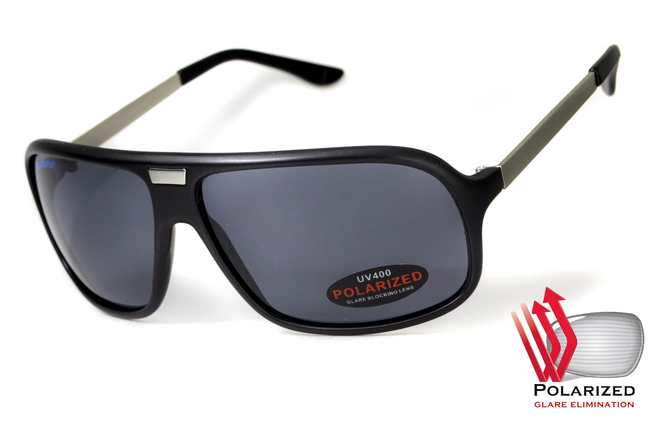 Поляризаційні окуляри BluWater WILD-1 Polarized (gray) сірі