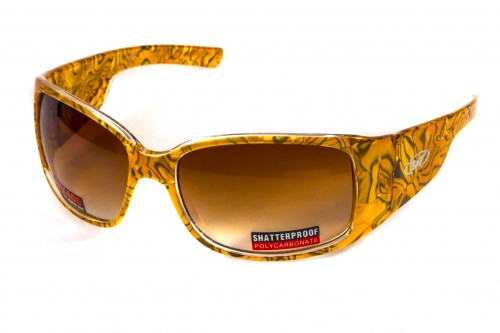 Окуляри захисні відкриті Global Vision TIGER JAZZ (gradient brown) коричневі з градієнтом
