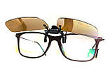 Полярізаційна накладка на окуляри (чорно-зелена), фото 7