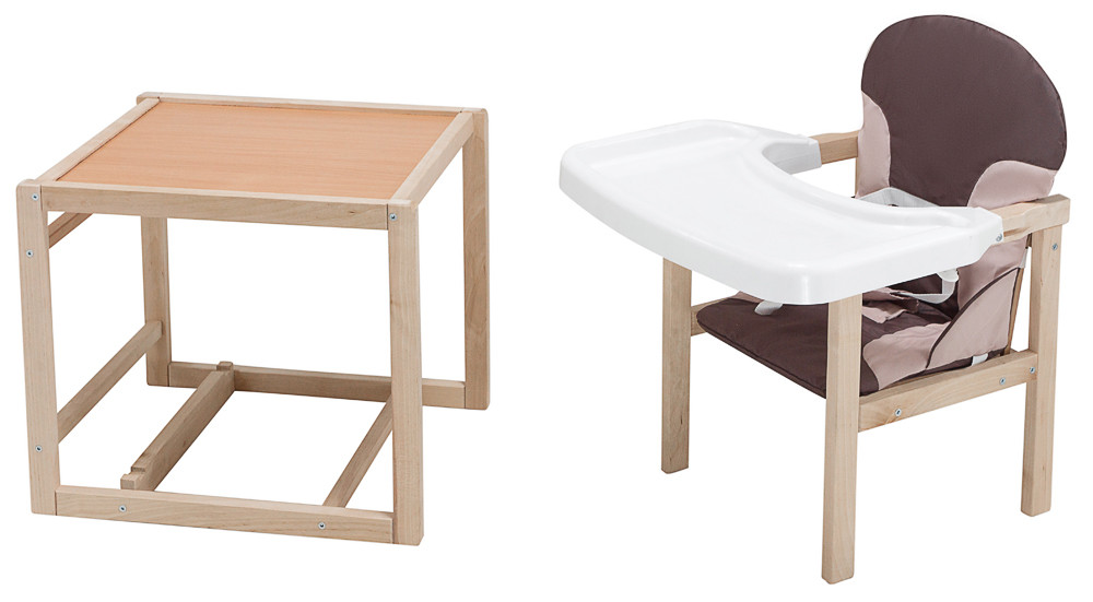Стільчик-трансформер Babyroom Поні-230 eko шоколад / бежевий, фото 1