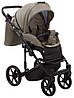 Коляска 2 в 1 Adamex Porto Light ECO SA-9 темний капучино, фото 7