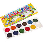 Акварель Колорит-тон 12 кольорів без пензлика картон арт. 80721, фото 2