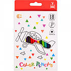 Олівці кольорові дерев'яні Color White gold 18 кольорів арт.9402-18, фото 4