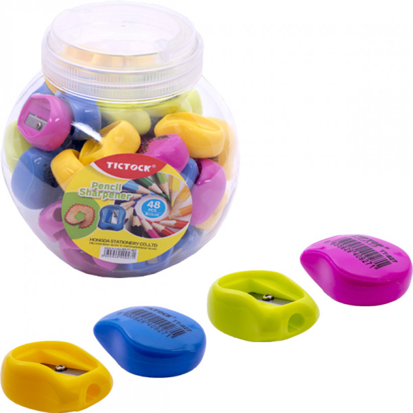 Стругачка Color пластикова одинарна TIP TOCK арт. 927, фото 1