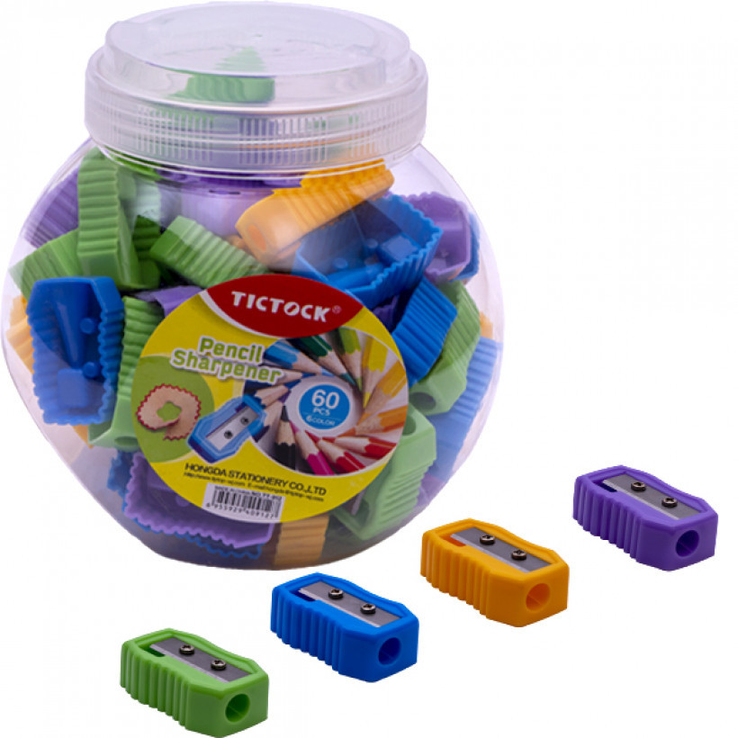 Стругачка Color пластикова одинарна TIP TOCK арт. 912, фото 1