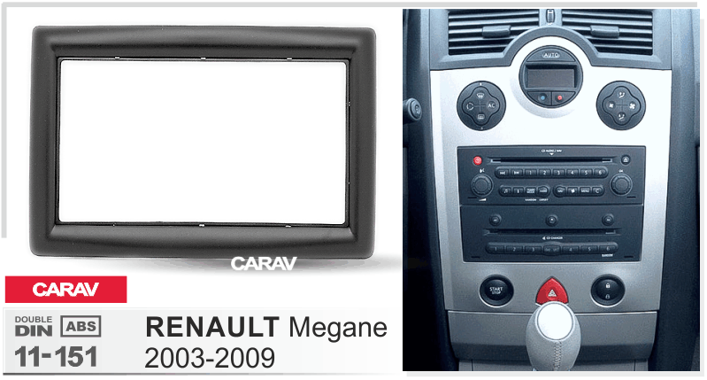 Перехідна рамка Renault Megane Carav 11-151