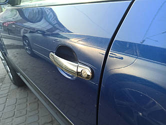 Накладки на ручки (4 шт, нерж) - Skoda Octavia A5 2006-2010 рр.