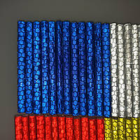 Светоотражающие трубки синие элементы на спицы для велосипеда 12 шт отражатели на спицы фликеры Flicker