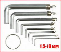 Набор шестигранных ключей 1.5-10 мм Vorel 56391