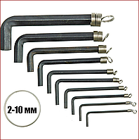 Набір шестигранних ключів 2-10 мм Vorel 56380