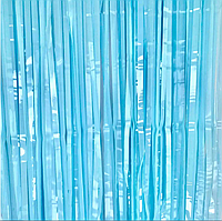 Завіса фольга Ніжно-Блакитна 1х 2м