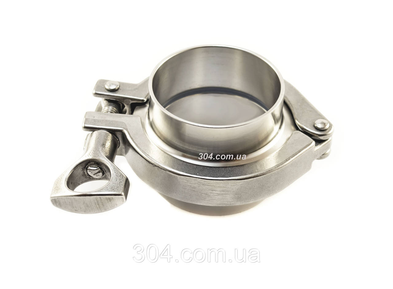Клампове з'єднання DN89, нержавіючий Aisi 304, фото 1