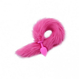 Анальний корок із силікону з хвостом, інтимні іграшки для жінок, фото 8