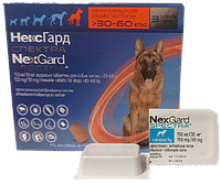 Нексгард Спектра для собак 30-60 кг Nexgard Spectra таблетки против блох, клещей и глистов, 1 таблетка