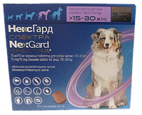 Нексгард Спектра для собак 15-30 кг Nexgard Spectra таблетки против блох, клещей и глистов, 1 таблетка