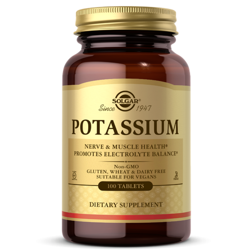 Калій Solgar Potassium - 100 tab, фото 1