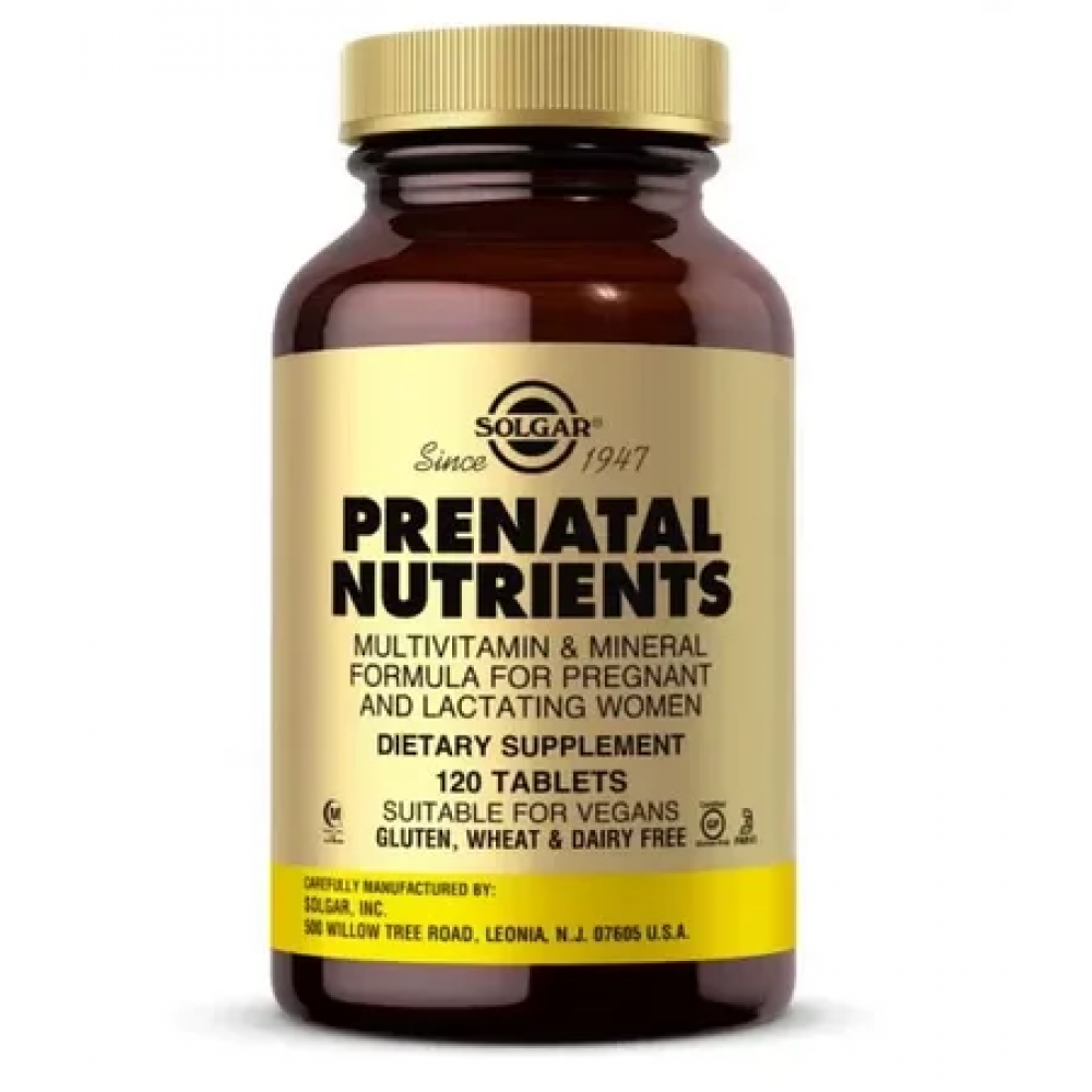 Вітаміни для вагітних Solgar Prenatal Nutrients - 120 tab, фото 1