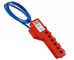 Тросовий блокатор E-SQUARE багатоцільовий віджимний + 1 м сталевий трос (Індія)