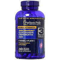 Puritans Pride Glucosamine Chondroitin MSM Double Strength 240 Caplets