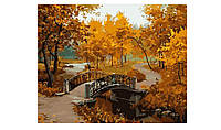 Картина по номерам Menglei Осенний парк (мост) MG287 40 х 50 см