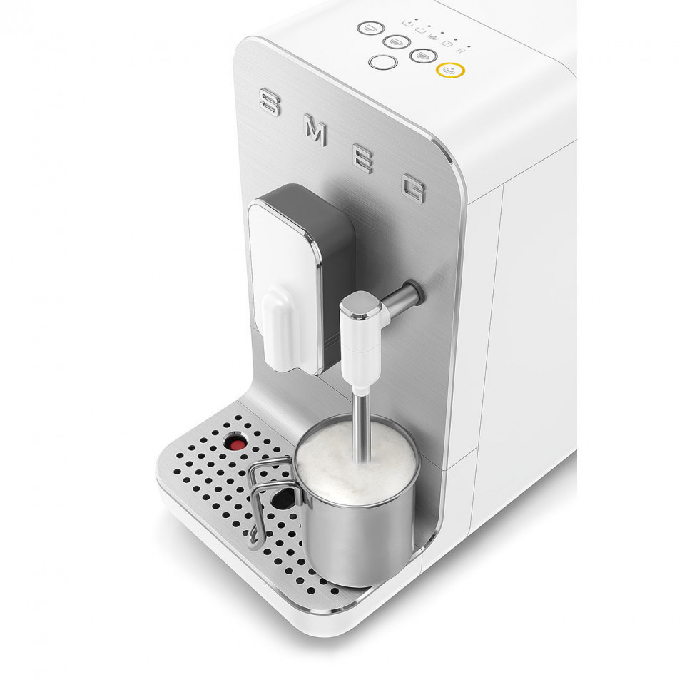 Автоматическая кофемашина с капучинатором Smeg BCC01WHMEU белый матовый - фото 9 - id-p1478476038