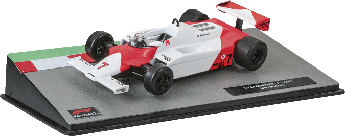 Formula 1 Auto Collection №59 - McLaren MP4 / 1 - Джон Уотсон (1981) | Колекційна модель 1:43 | Centauria
