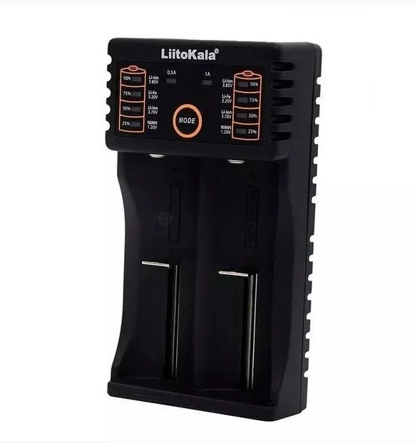 Зарядний пристрій Liitokala Lii-202 на 2 слоти (для Ni-MH, Ni-CD, Li-Ion, LiFePO4), фото 1