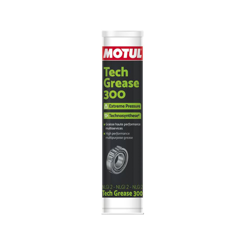 Motul Tech Grease 300 Смазка для подшипников высокотемпературная литиевая зелёная -30/+150 803514/108664 400г