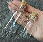 Баночка скляна з дерев'яним корком 36х63 мм, фото 7