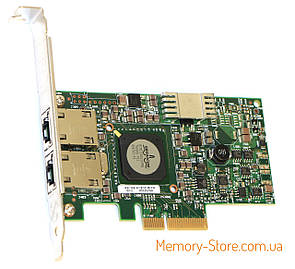 Мережева карта 2xRJ-45 Broadcom dual Gigabit Ethernet PCIE X4 NetXtreme II 5709, pci-e, фото 2