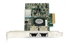 Мережева карта 2xRJ-45 Broadcom dual Gigabit Ethernet PCIE X4 NetXtreme II 5709, pci-e, фото 1