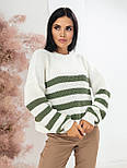 Женский свитер в полоску (в расцветках), фото 4